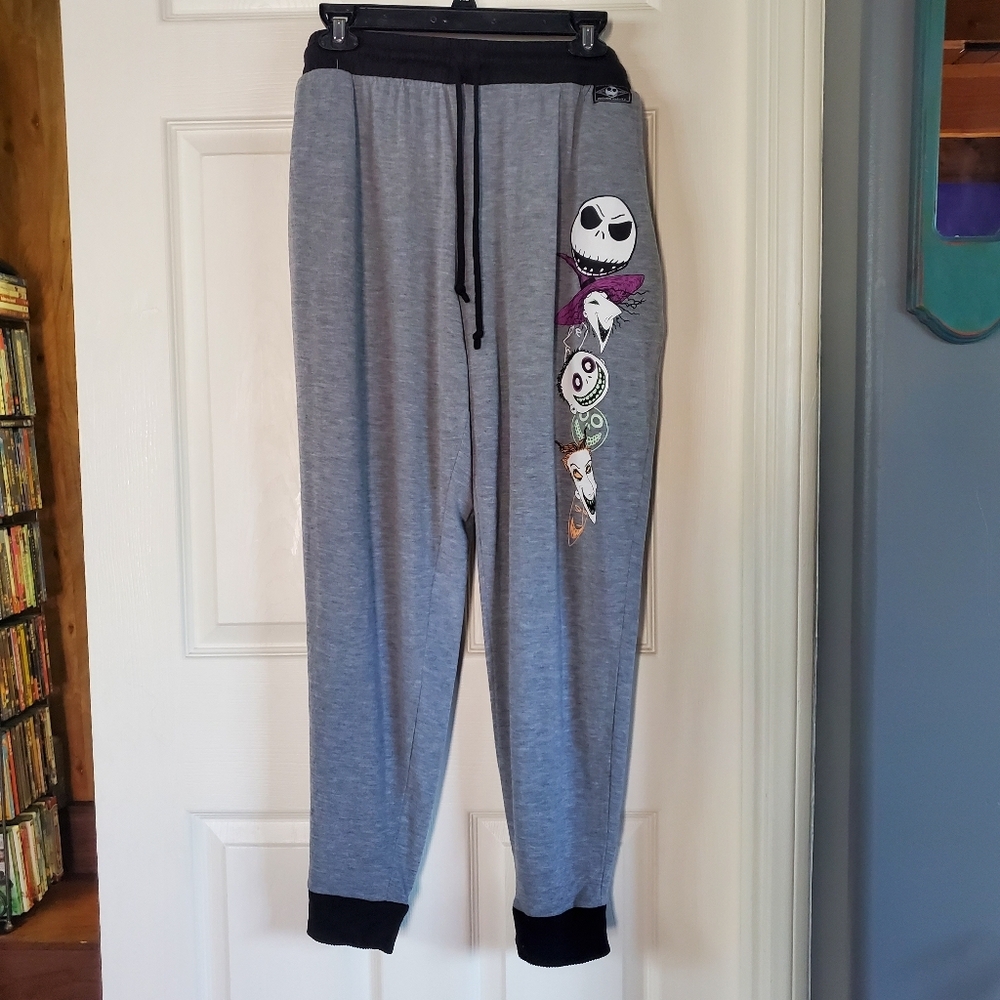 Disney The Nightmare Before Christmas Pajama Pants Pull-on Soft Comfy Halloween
